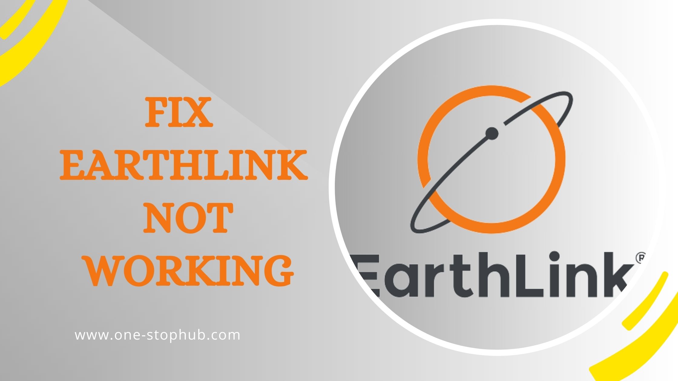 Fix Earthlink not Working